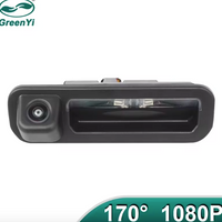 GreenYi 170 Degree 1920 x 1080P AHD Trunk Handle Car Rear View Camera For Ford Focus 3 MK3 C MAX