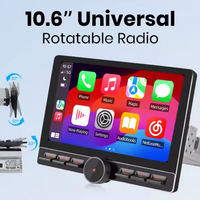 Junsun 10.6 Inch Universal Rotatable 1DIN/2DIN