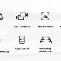 9.35''  70mai Mirror Car Recorder Stream Media Car DVR
